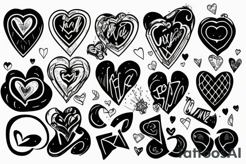 I Wear my heart on my sleeve tattoo idea