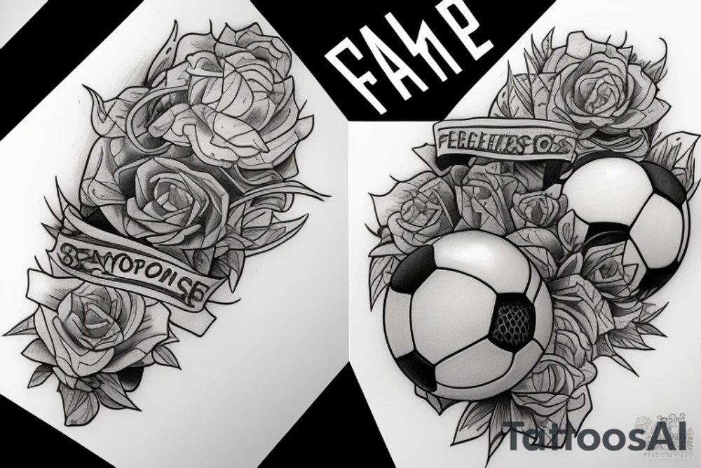Soccer friends tattoo idea