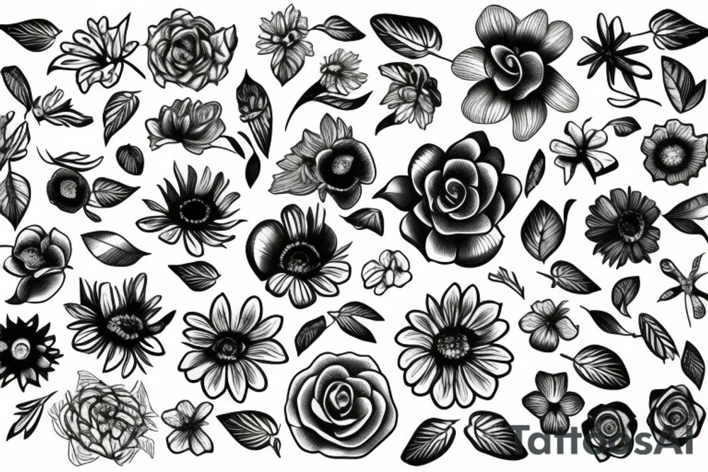 all flowers in time bend towards the sun tattoo idea