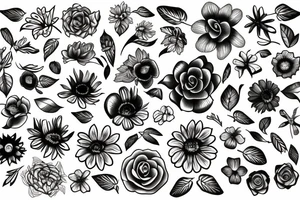 all flowers in time bend towards the sun tattoo idea
