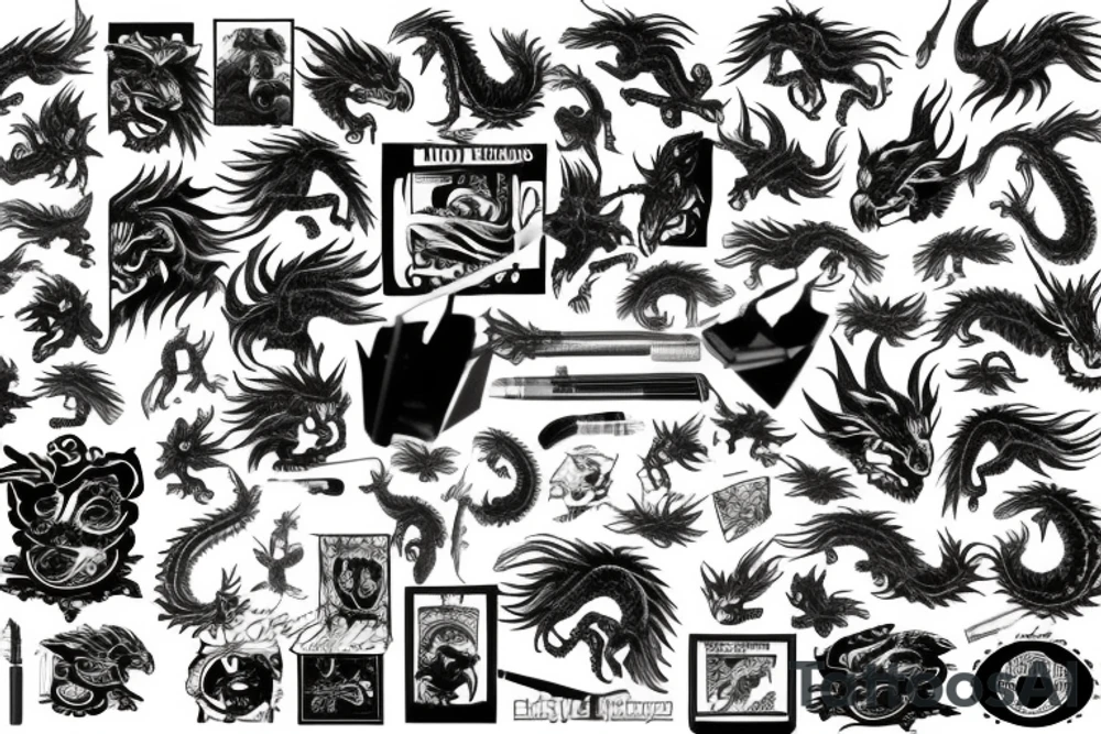 Dragon tattoo idea