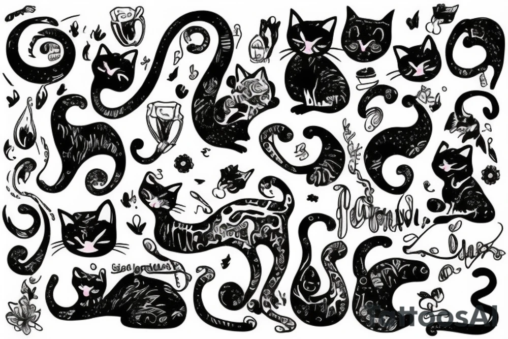 Cat sfinks tattoo idea