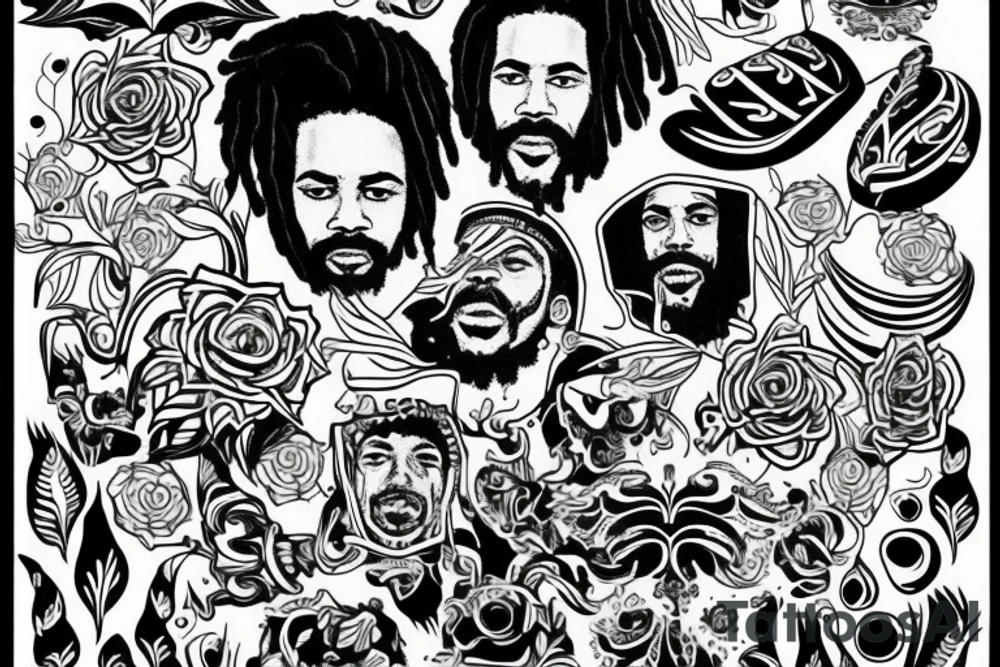 Rastafari tattoo idea