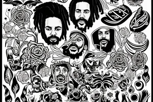 Rastafari tattoo idea