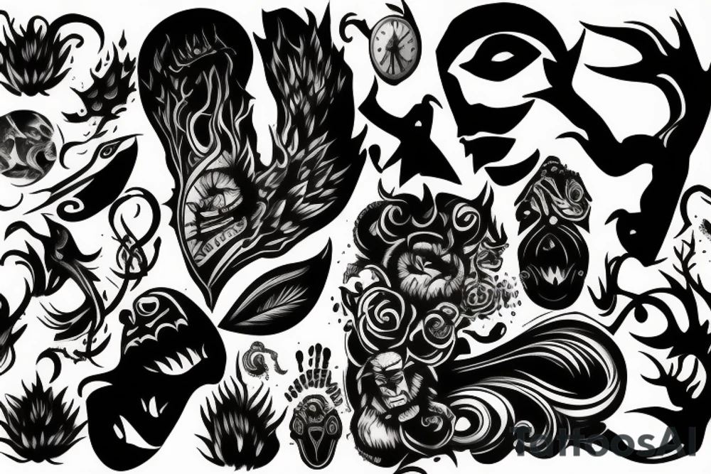 aggresive tattoo idea