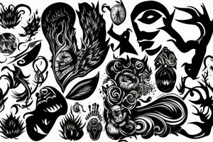 aggresive tattoo idea