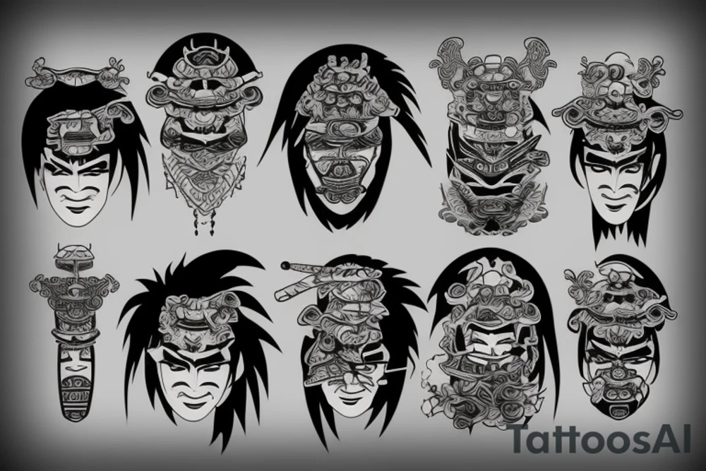 Samurai tattoo idea