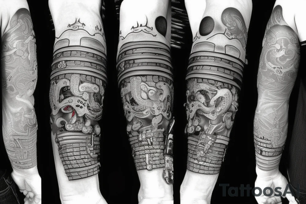 Samurai with full armour tattoo idea