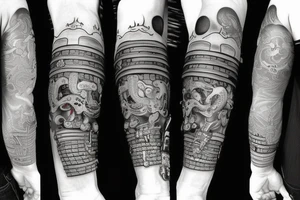 Samurai with full armour tattoo idea