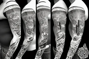 Samurai with full armour tattoo idea
