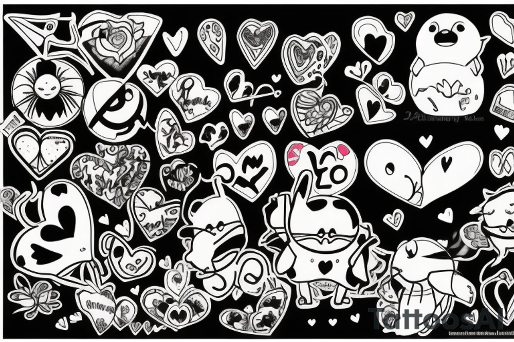 valentines day tattoo idea