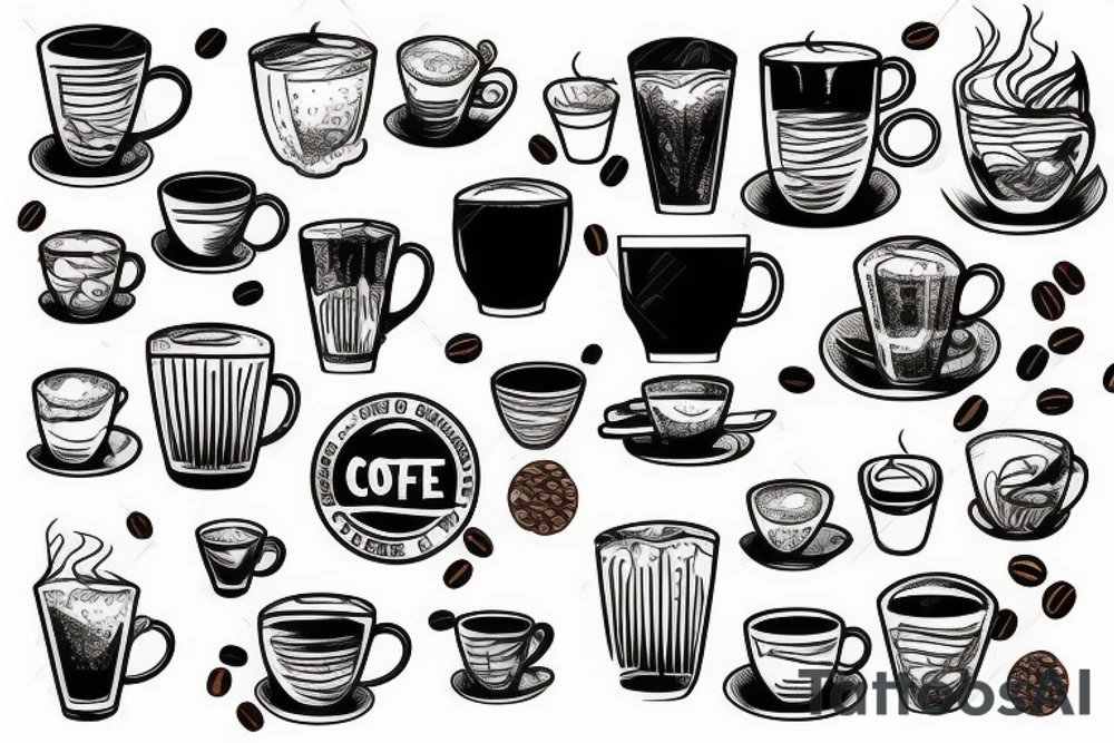 Coffee tattoo idea