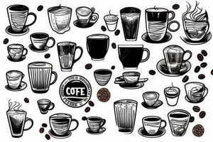 Coffee tattoo idea
