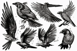 jackdaw tattoo idea