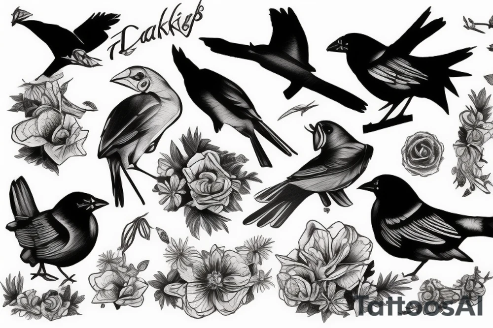 jackdaw tattoo idea