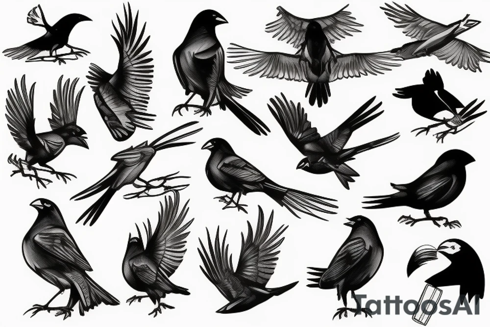 jackdaw tattoo idea