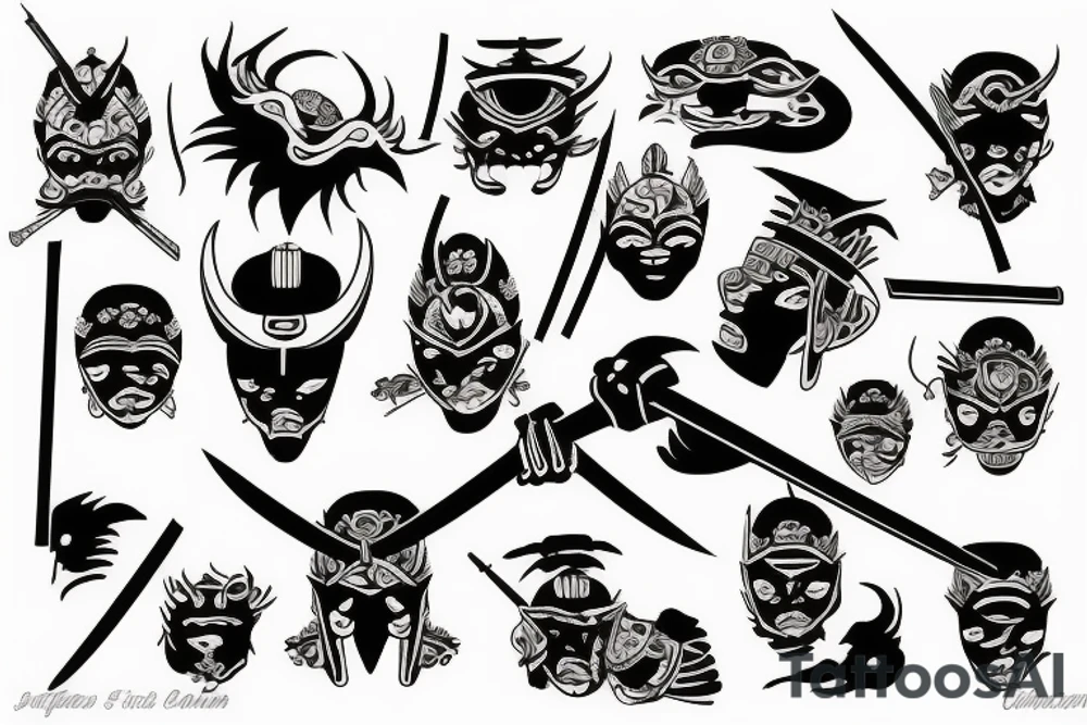 Samurai tattoo idea