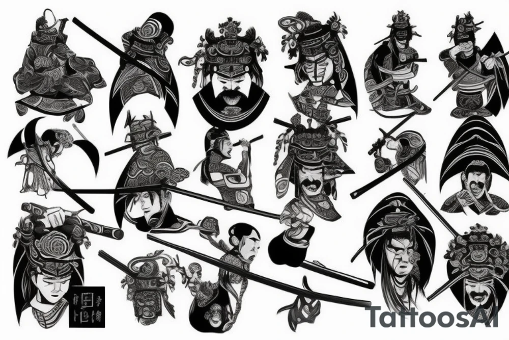 Samurai tattoo idea