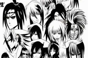 bleach anime tattoo idea