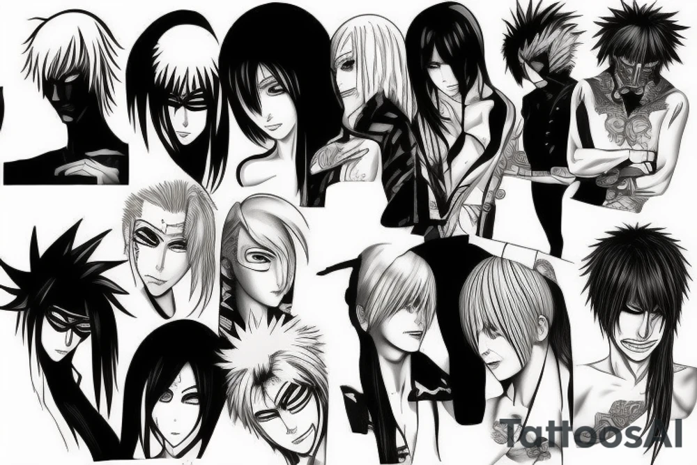 bleach anime tattoo idea