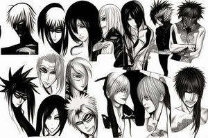 bleach anime tattoo idea