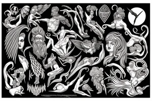 greek gods tattoo idea