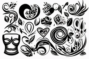 Boobies tattoo idea