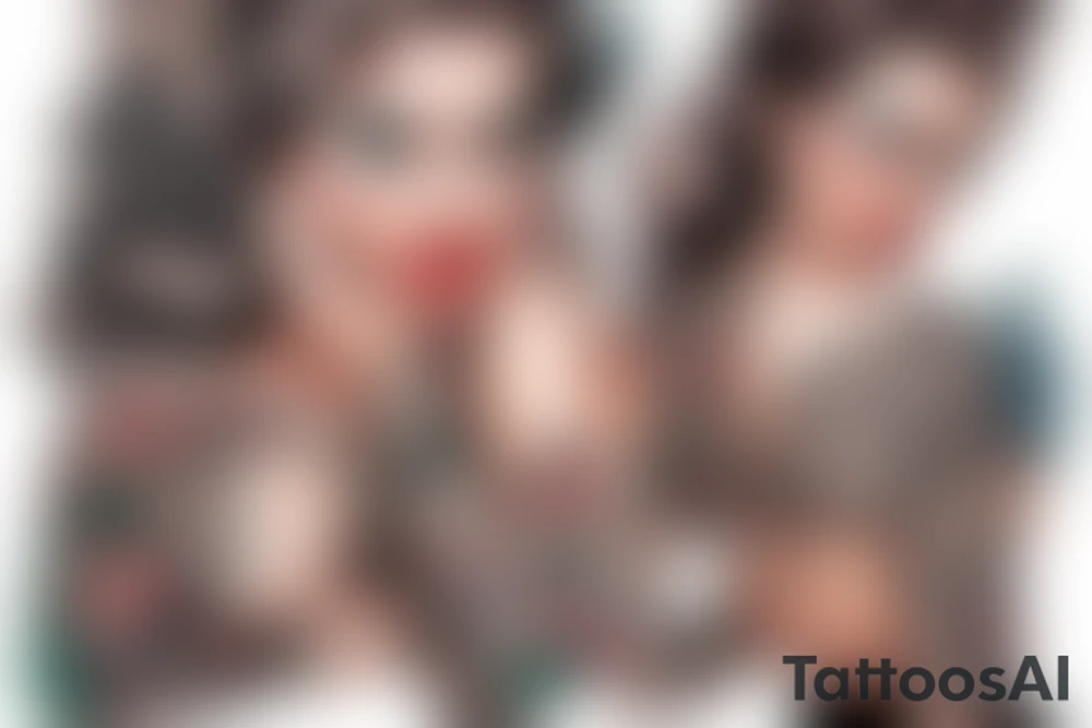 Pinup girl tattoo idea