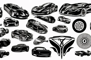 car sport tattoo idea