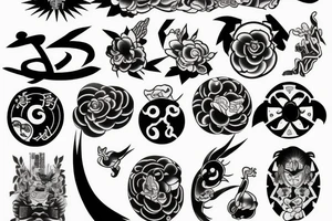 Japanesse symbols tattoo idea