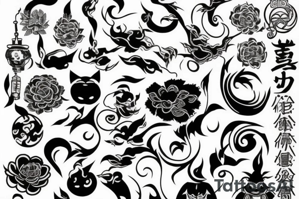 Japanesse symbols tattoo idea