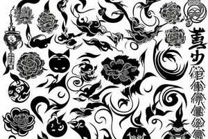 Japanesse symbols tattoo idea