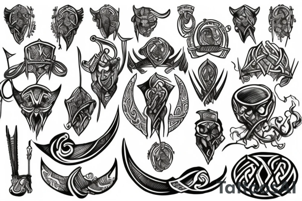 Viking tattoo idea