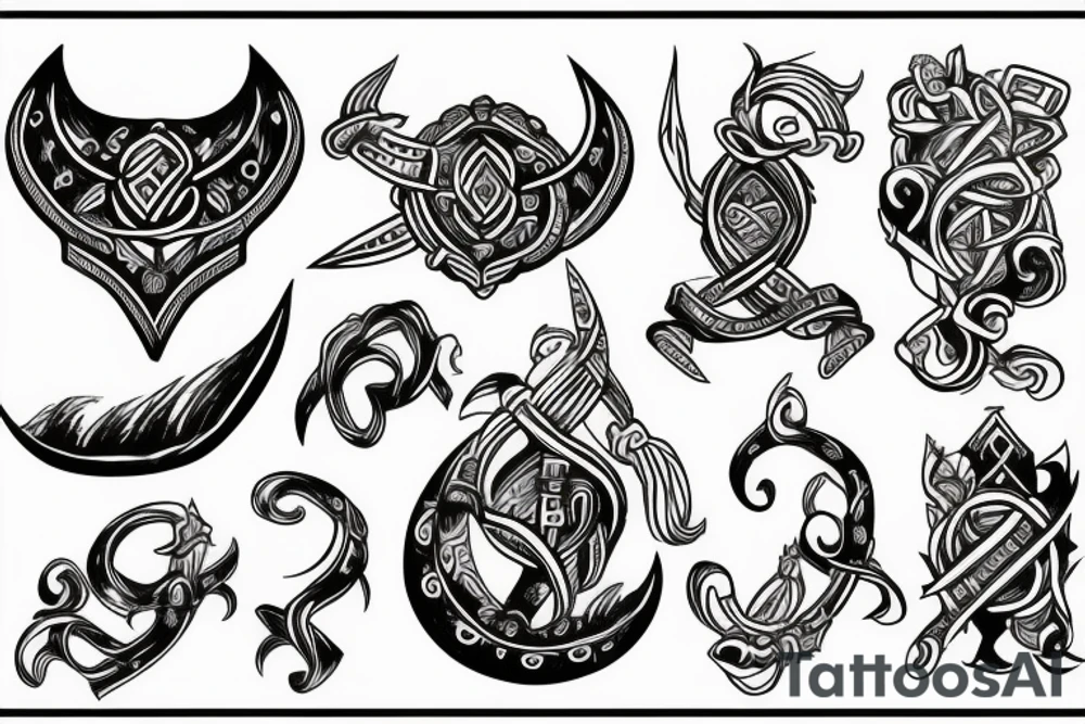 Viking runę tattoo idea