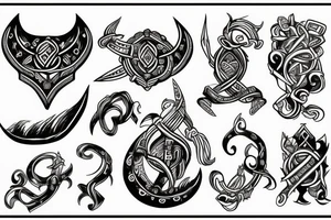 Viking runę tattoo idea