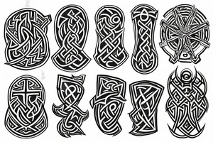 Viking rune tattoo idea
