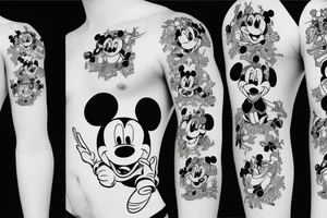 Mickey mouse , Gerard tattoo idea