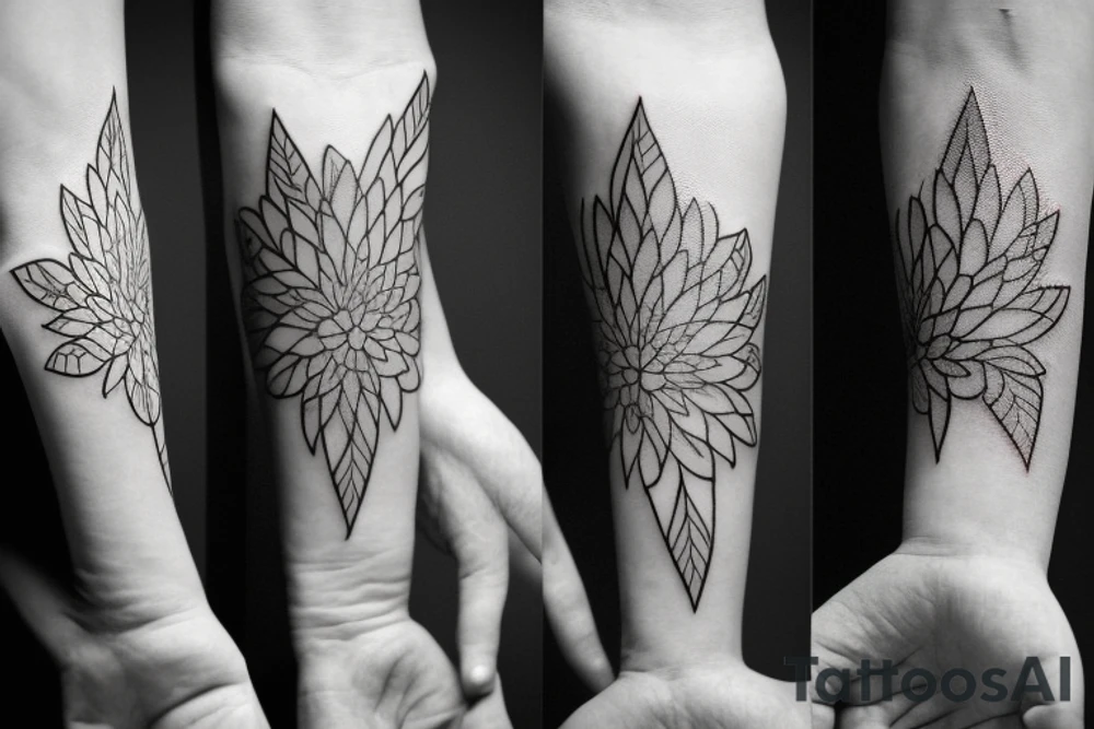 Minimalistic aesthetic tattoo idea