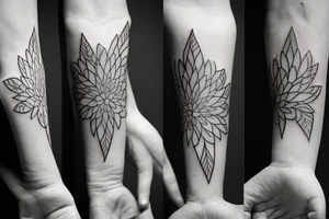 Minimalistic aesthetic tattoo idea