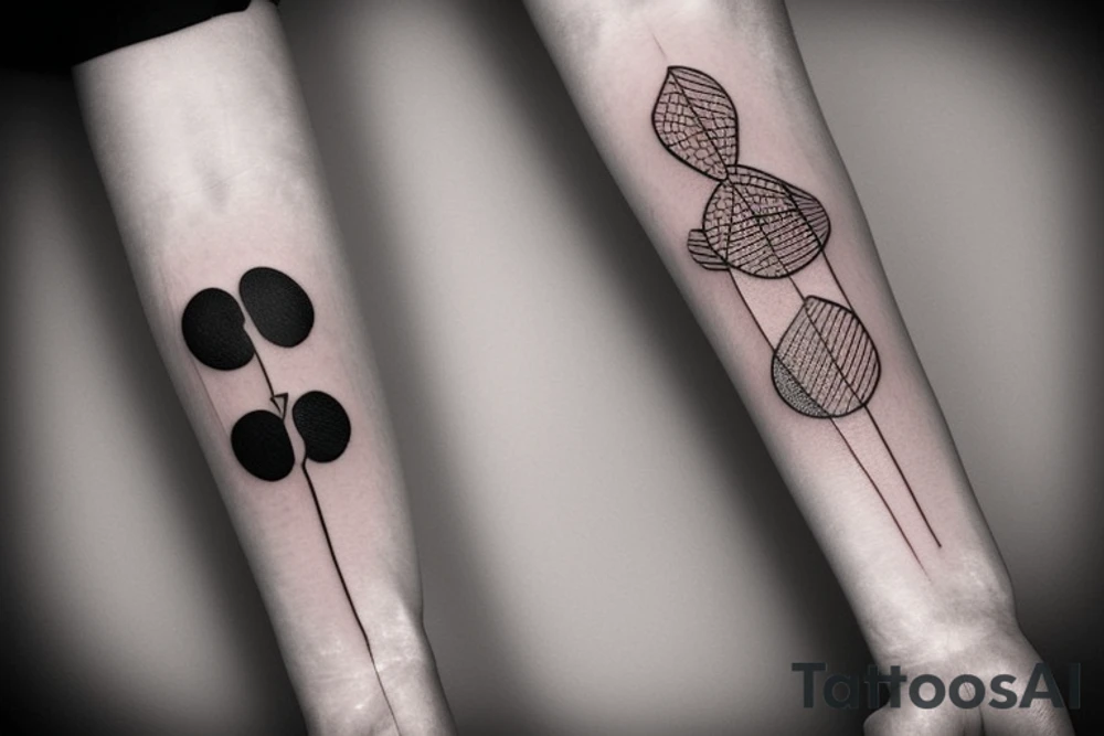 Minimalistic aesthetic tattoo idea