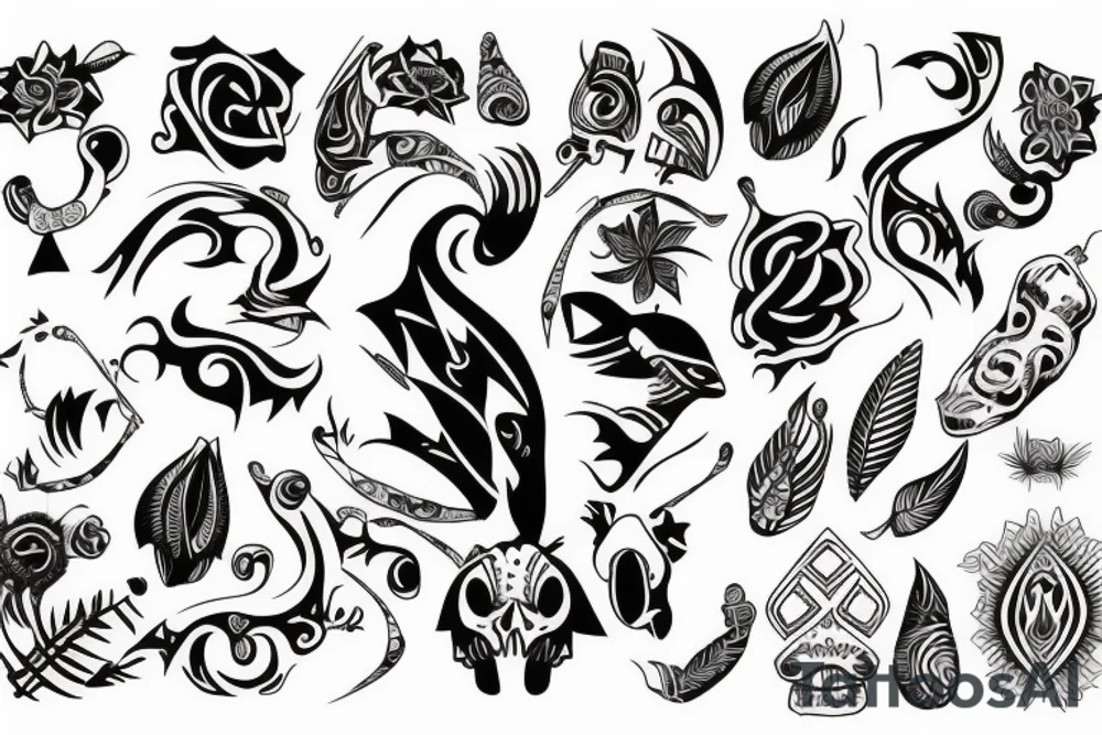 Peru style tattoo idea