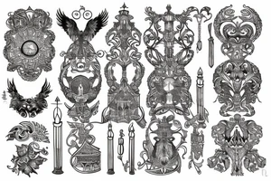 Ornament, pagan, big, back, prussia, Baltic, middle ages, east tattoo idea