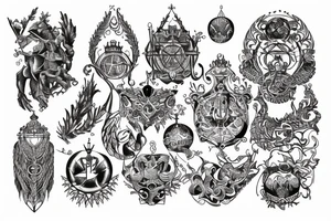 Ornament, pagan, big, back, prussia, Baltic, middle ages, east tattoo idea