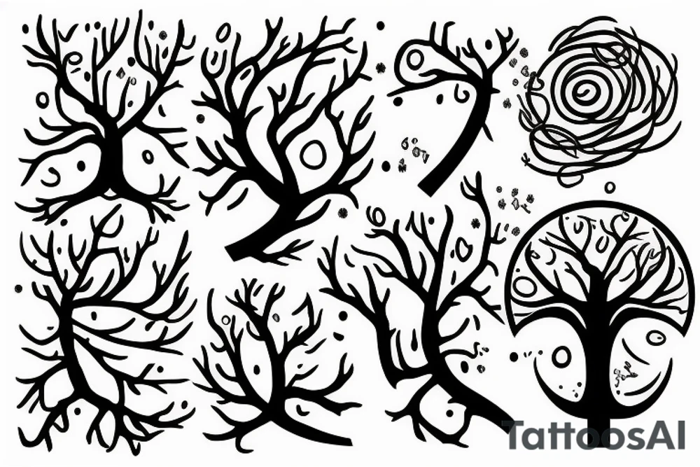 Genetic sign with a infinitytree tattoo idea
