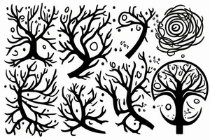 Genetic sign with a infinitytree tattoo idea