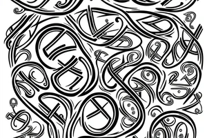 Genetic sign with a infinitytree tattoo idea