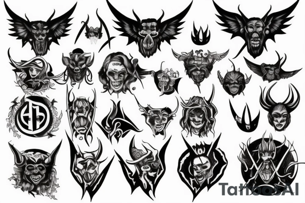 satan tattoo idea