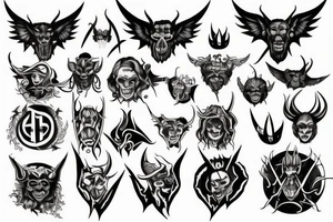 satan tattoo idea