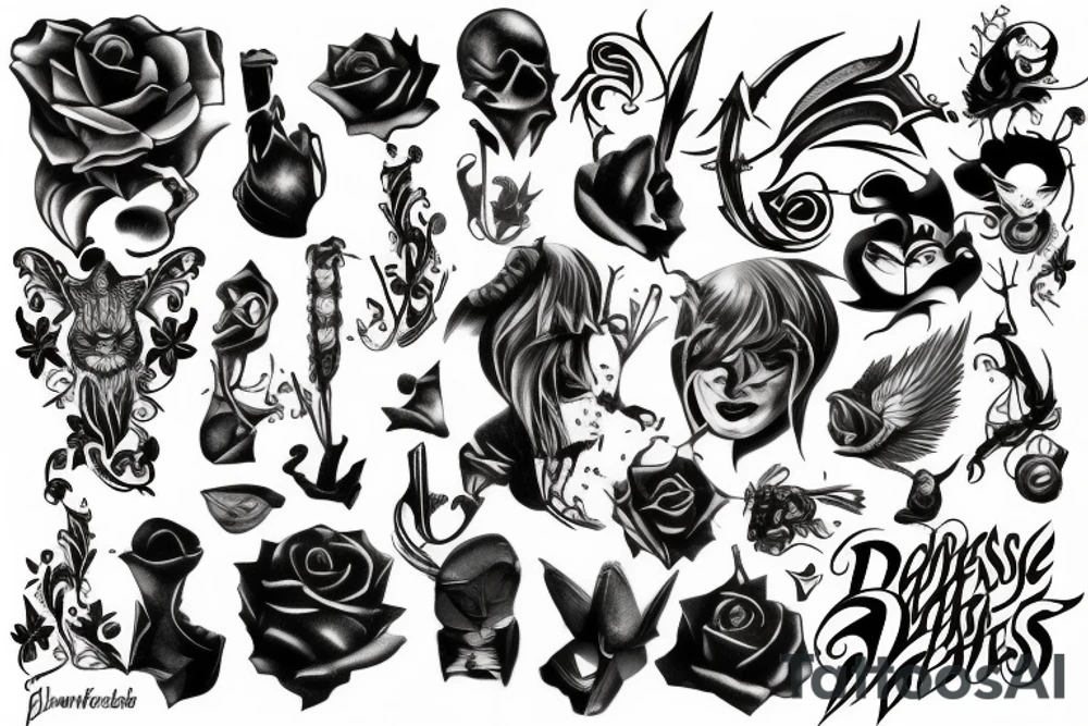 darkness tattoo idea