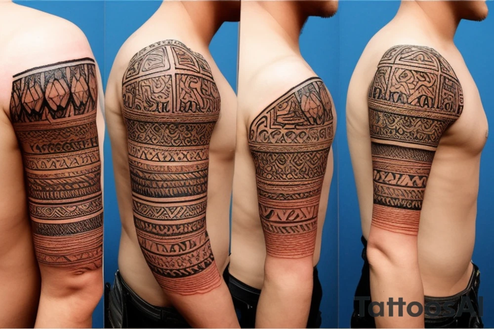 Renaissance shoulder tattoo tattoo idea